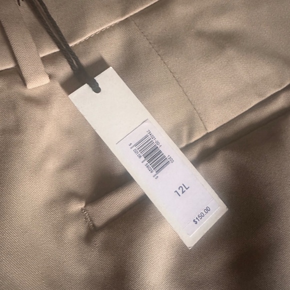 Pleated Italian Wool Pant - Picture 5 of 6